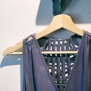 Brand New l Purple Polyester Blouse